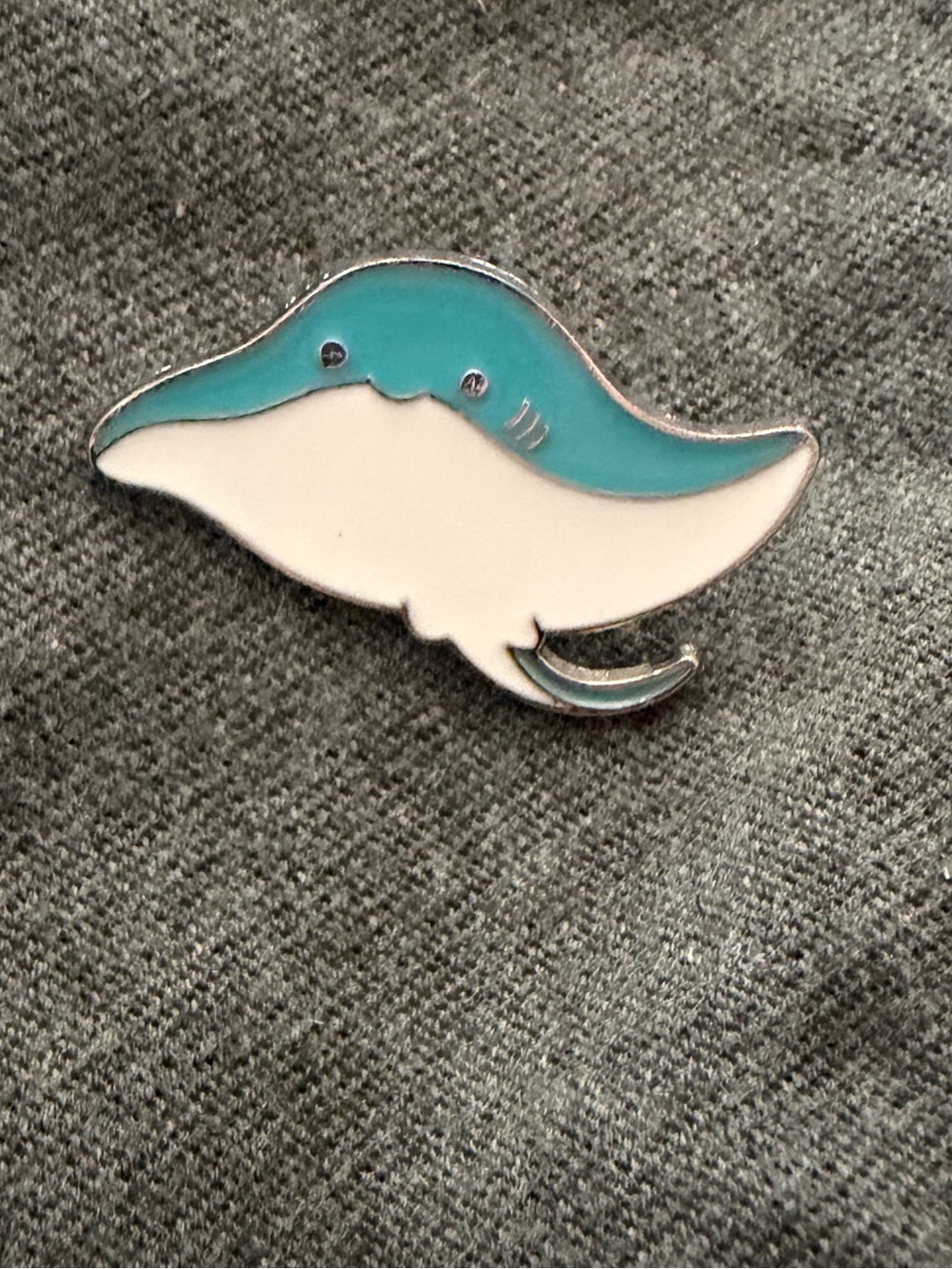 Manta Ray Ocean Sea Life Enamel Pin